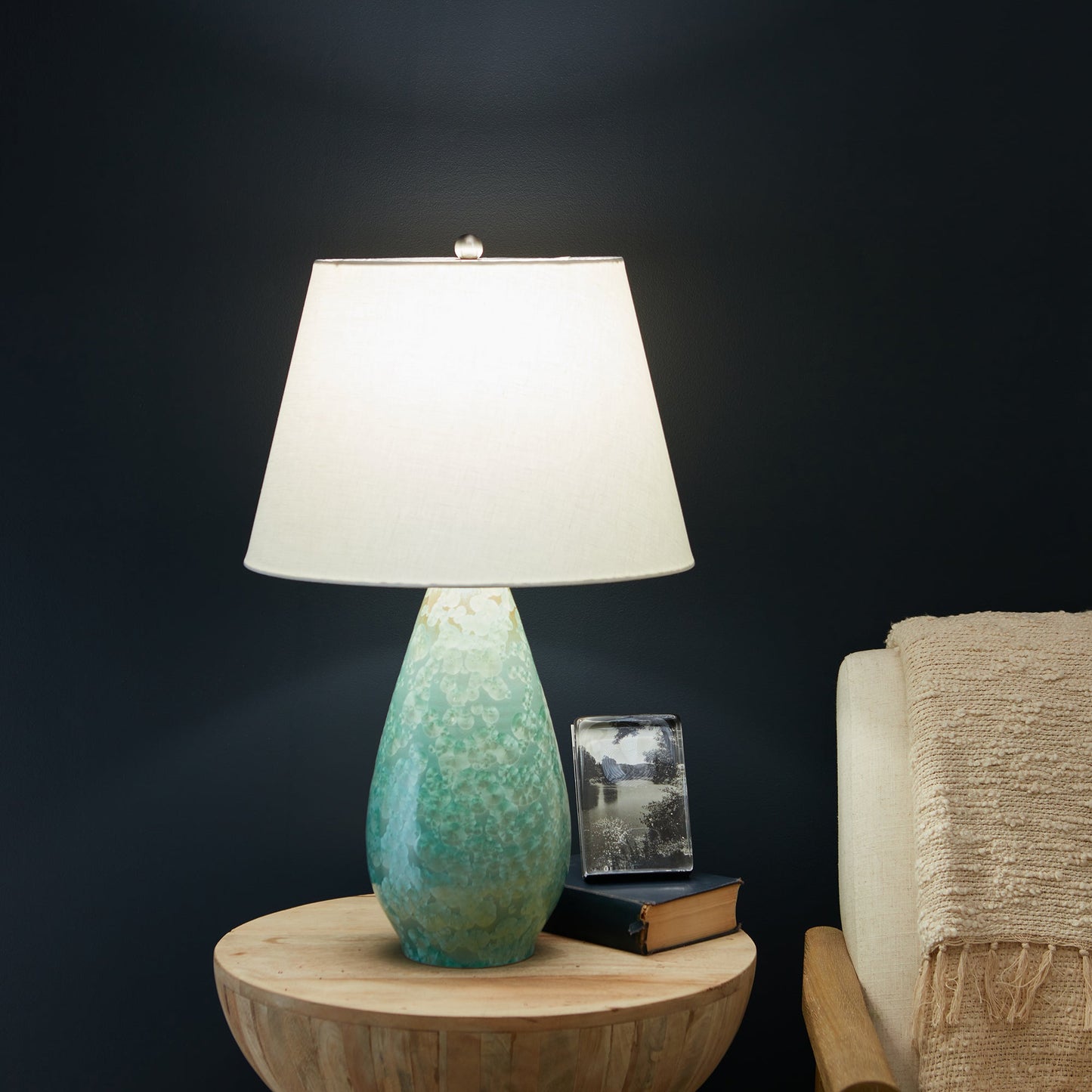 Crystalline Bristol Lamp