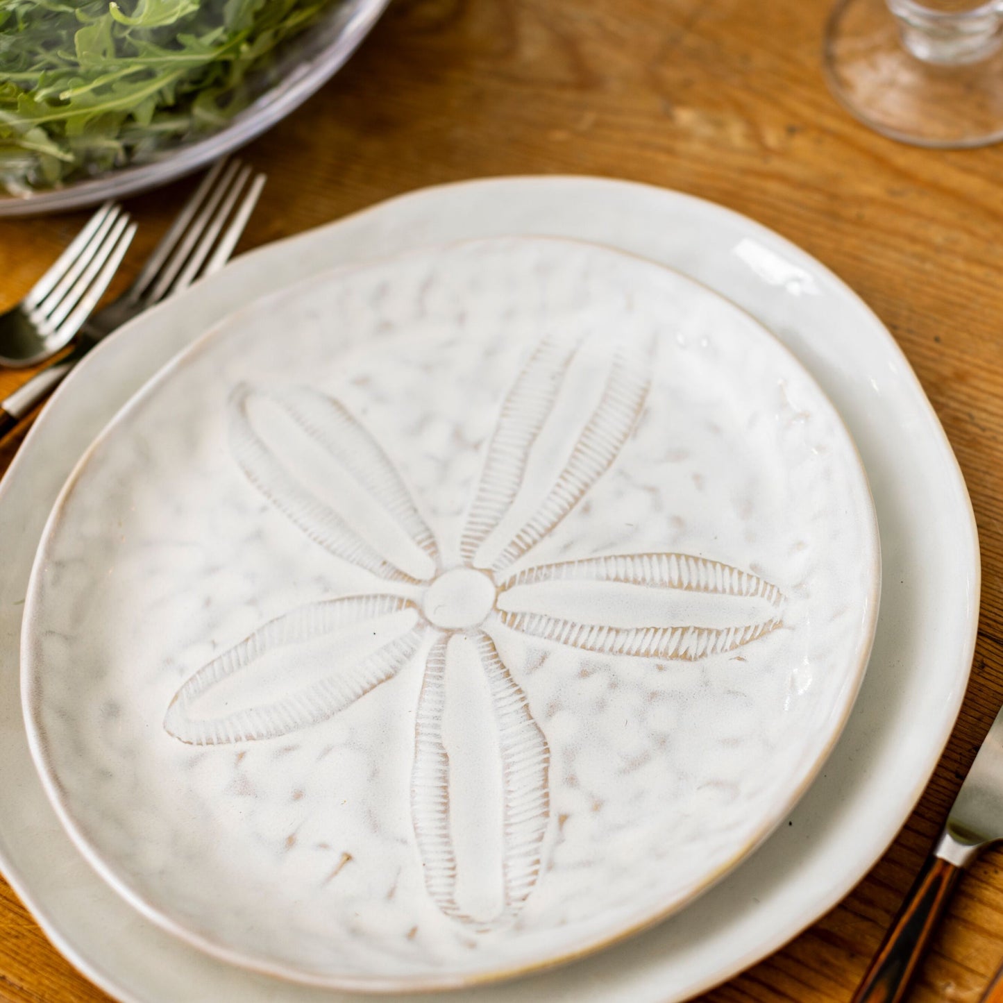 Burlington Sand Dollar Side Plate - Cloud