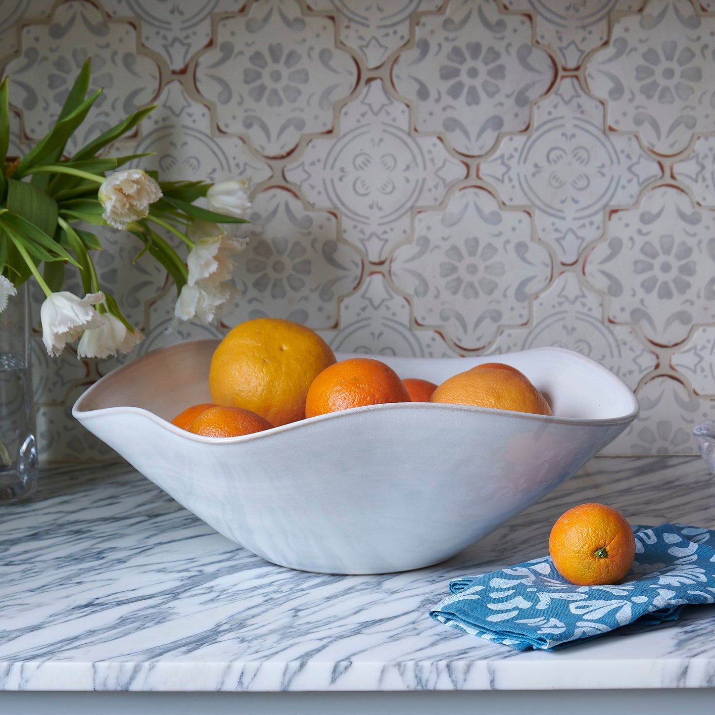 Somerset Centerpiece Bowl - Cloud