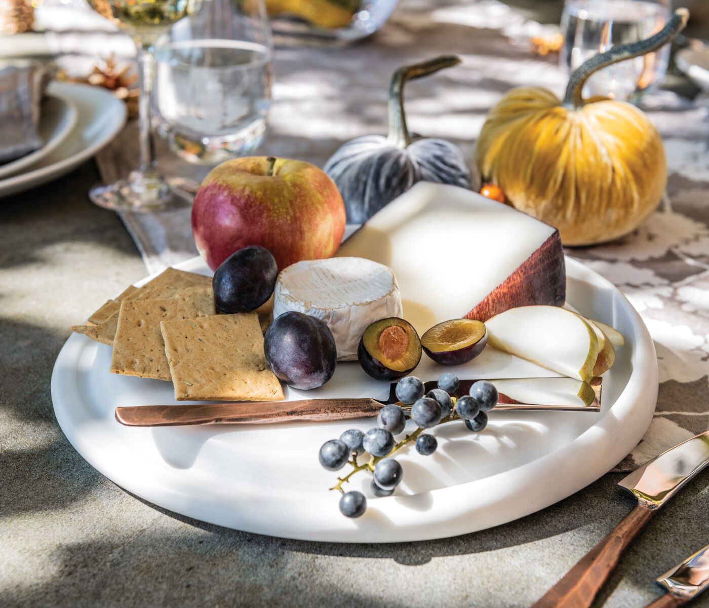 Cheese Board — White Marble