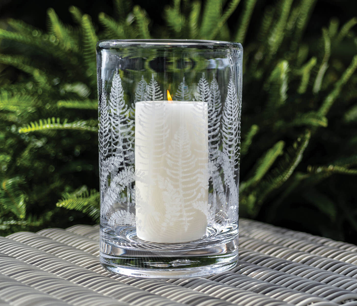 Engraved Fern Hurricane