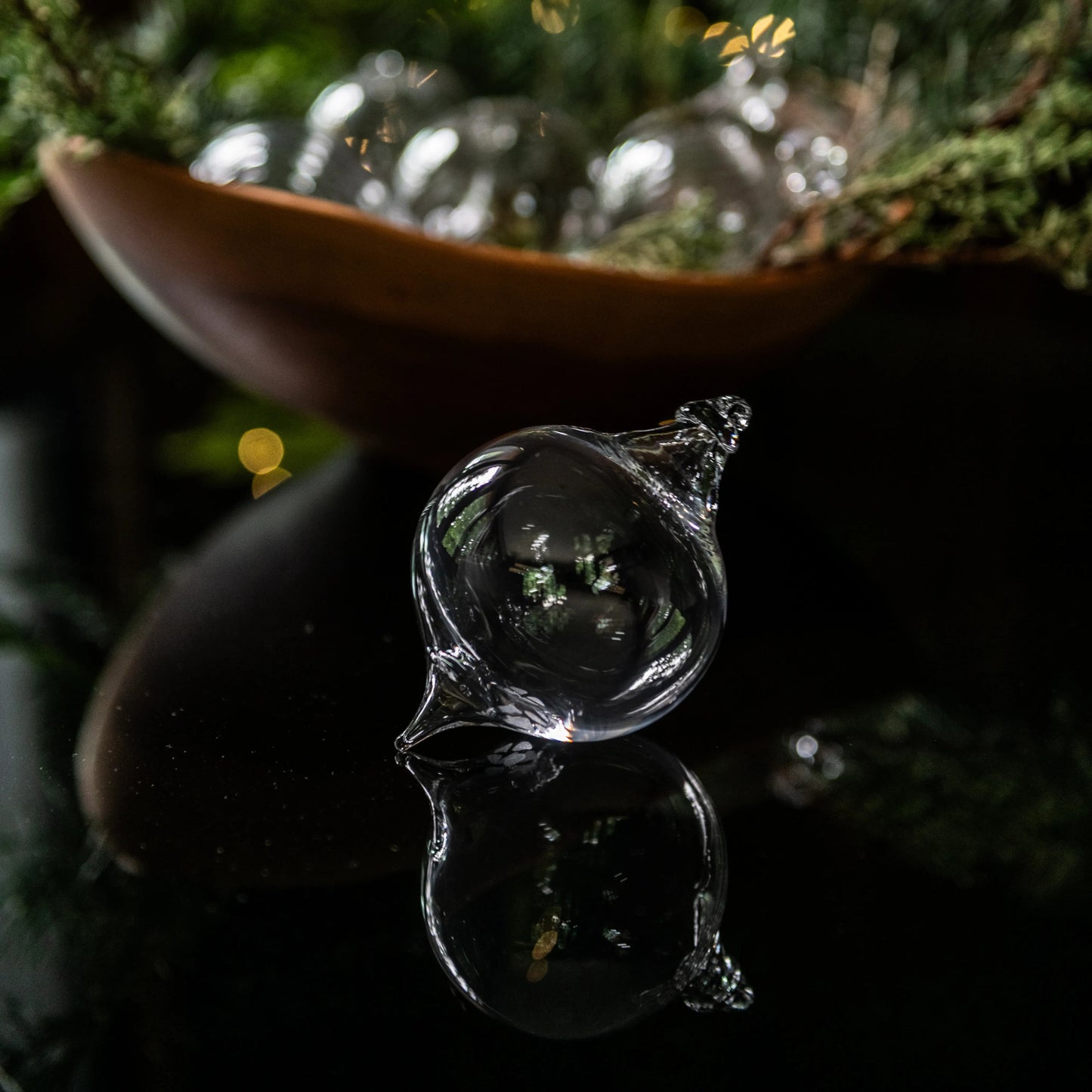 Finial Clear Ornament