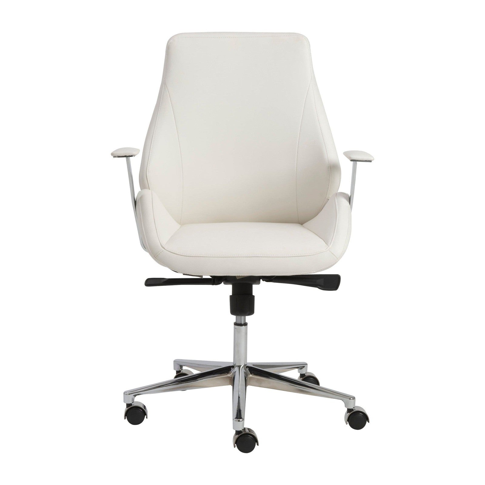 Chaise de bureau à dossier bas Bergen de style européen