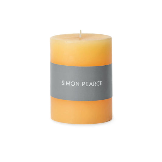 Pillar Candle, 3 x 4 — Honeysuckle