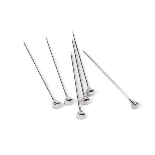 Stainless Steel Sky Cocktail Sticks - Set of 6