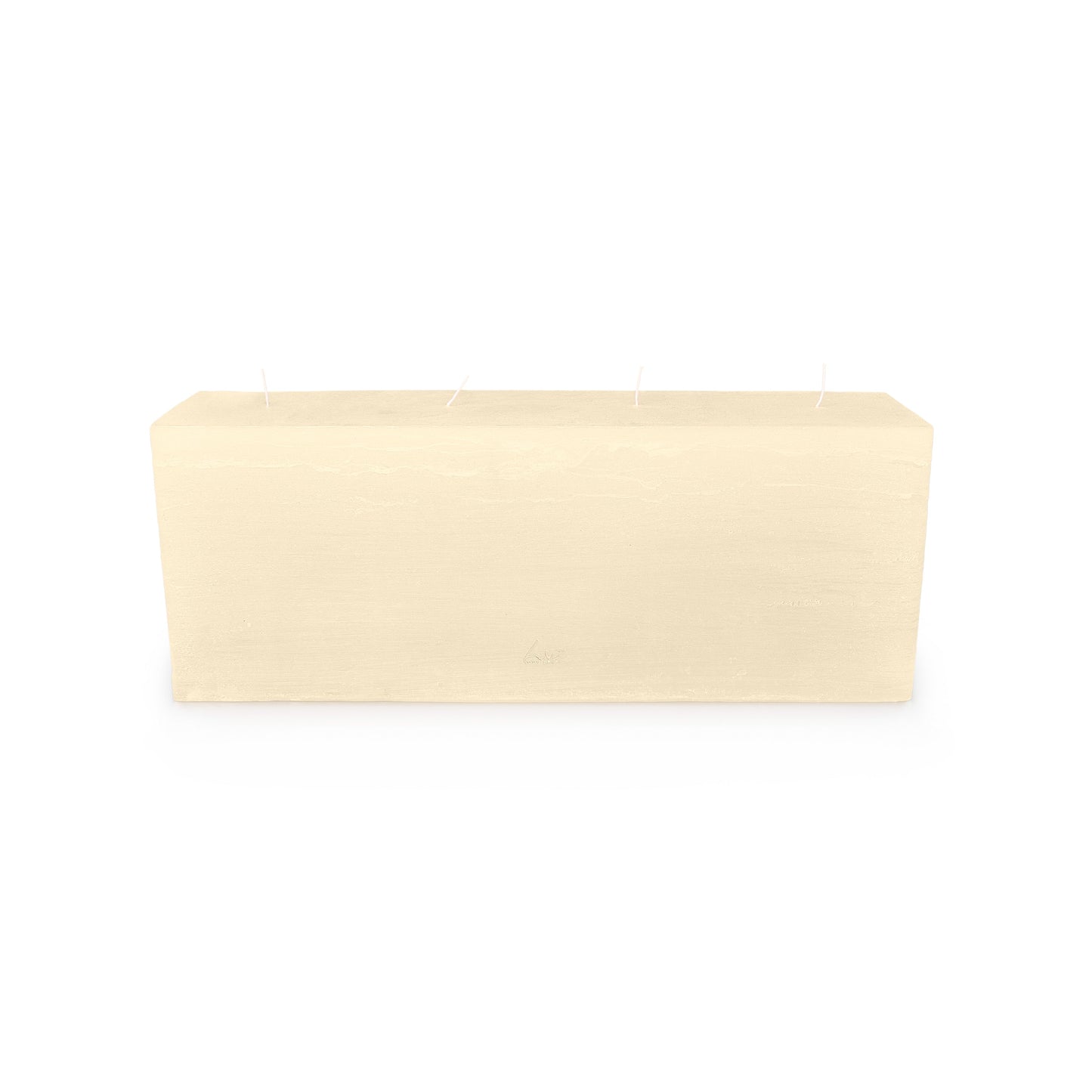 White 4 Wick Rectangle Candle