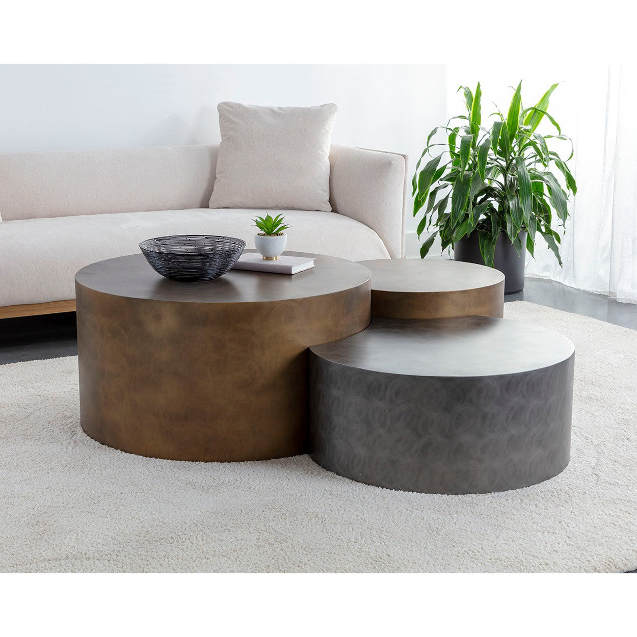 Tables basses Sunpan Neo - Lot de 3