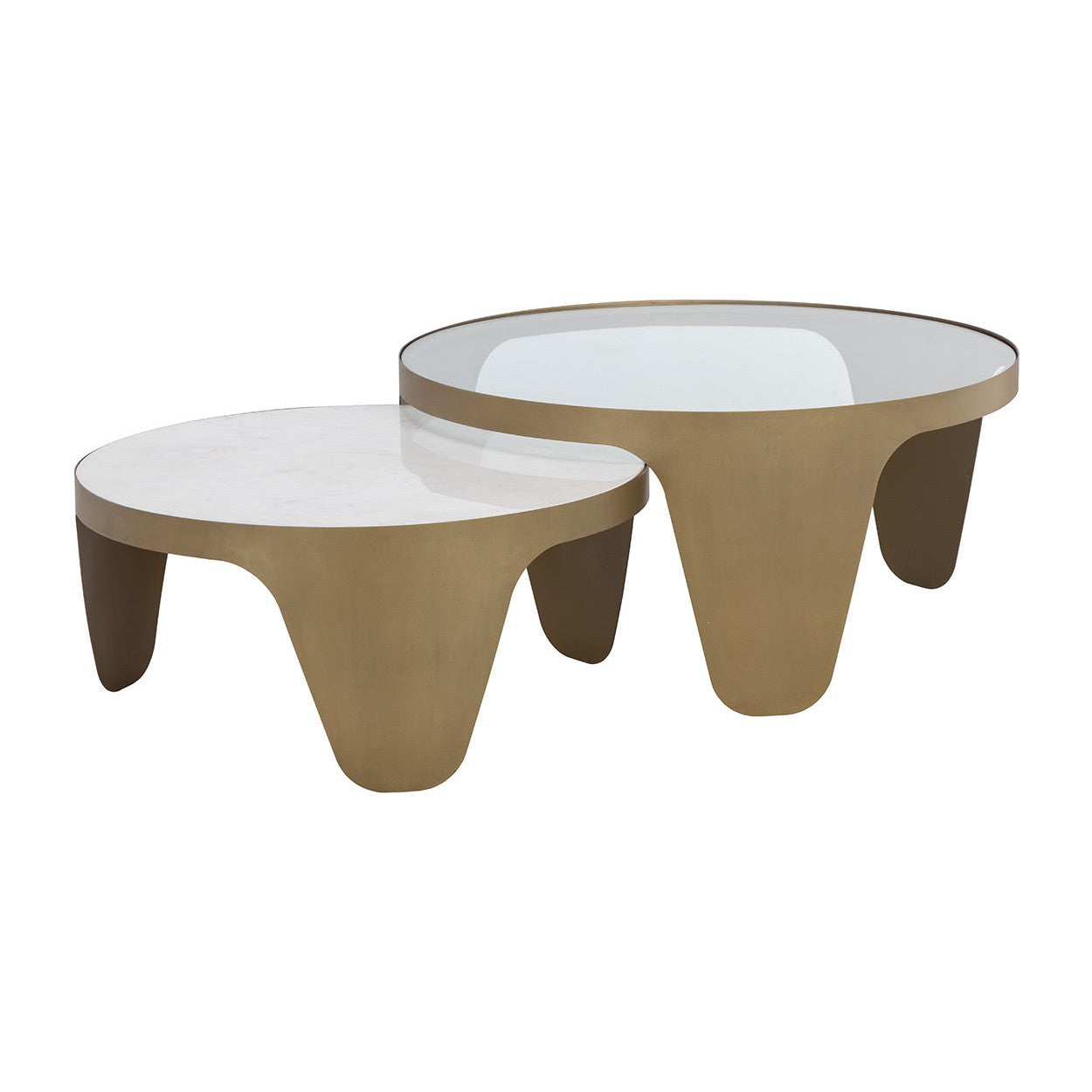 Tables basses gigognes Sunpan Mysaria - Lot de 2