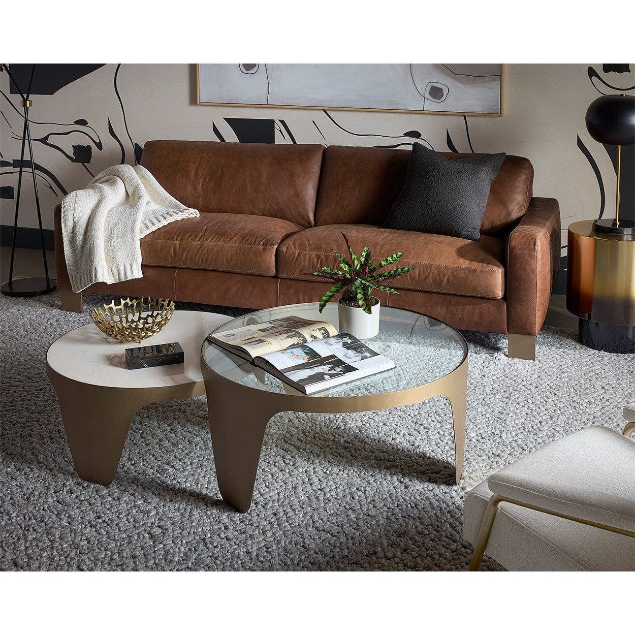 Tables basses gigognes Sunpan Mysaria - Lot de 2