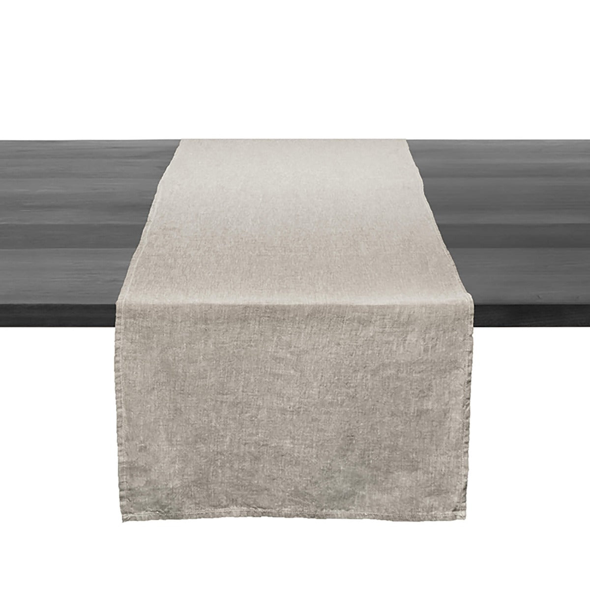 Linen Runner, 95 Inch — Natural