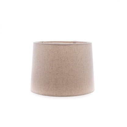 Linen Barrel Shade — Natural