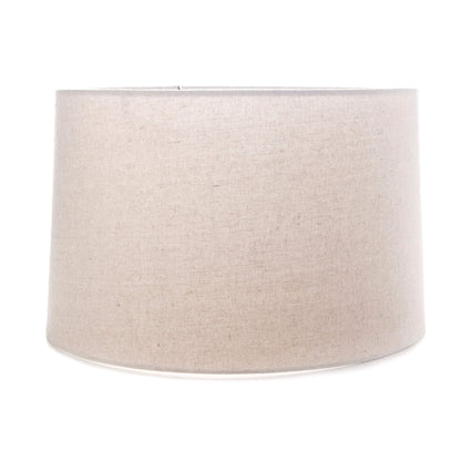 Linen Barrel Shade — Natural