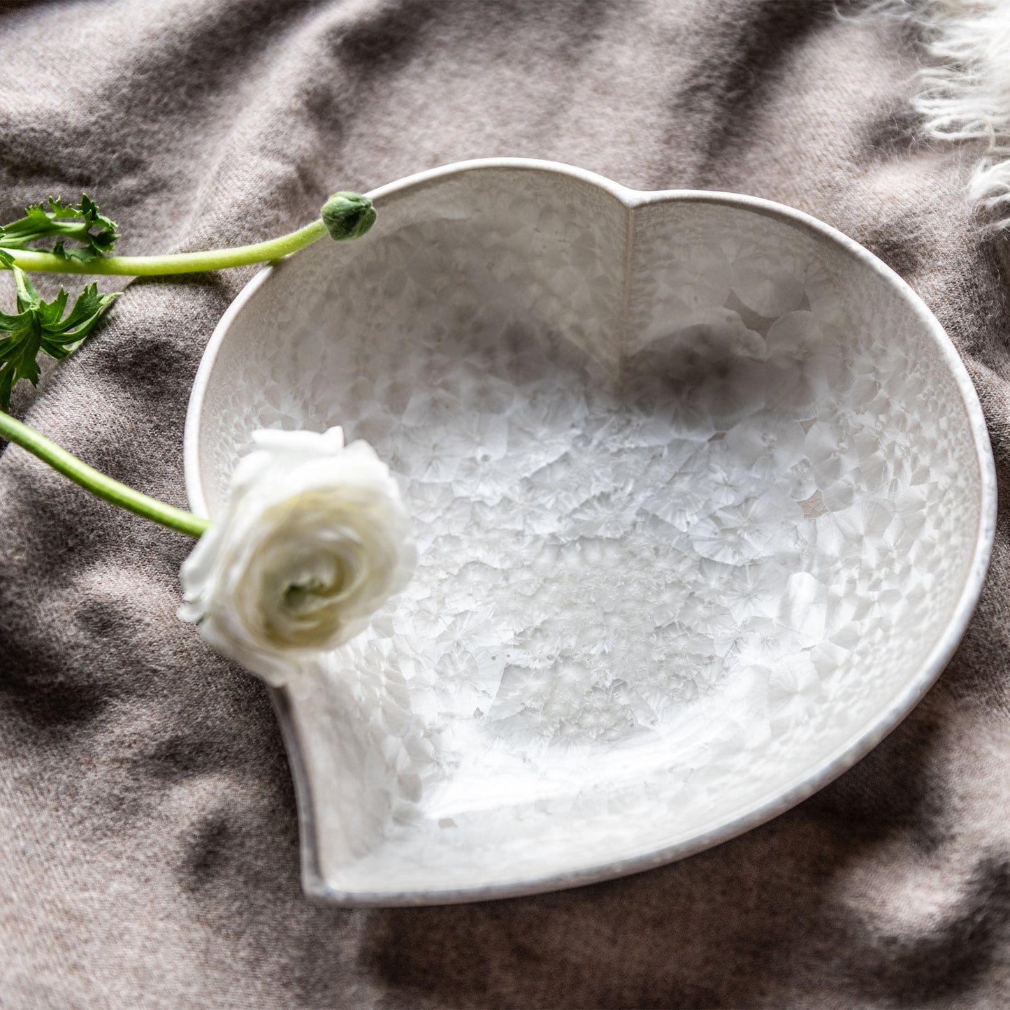 Crystalline Twist Heart Bowl