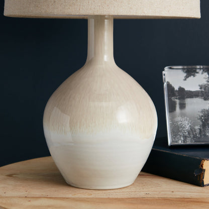 Warren Reactive Glaze Lamp —  Bluff