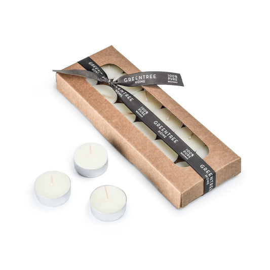 Tealights, Set of 12 — Cream