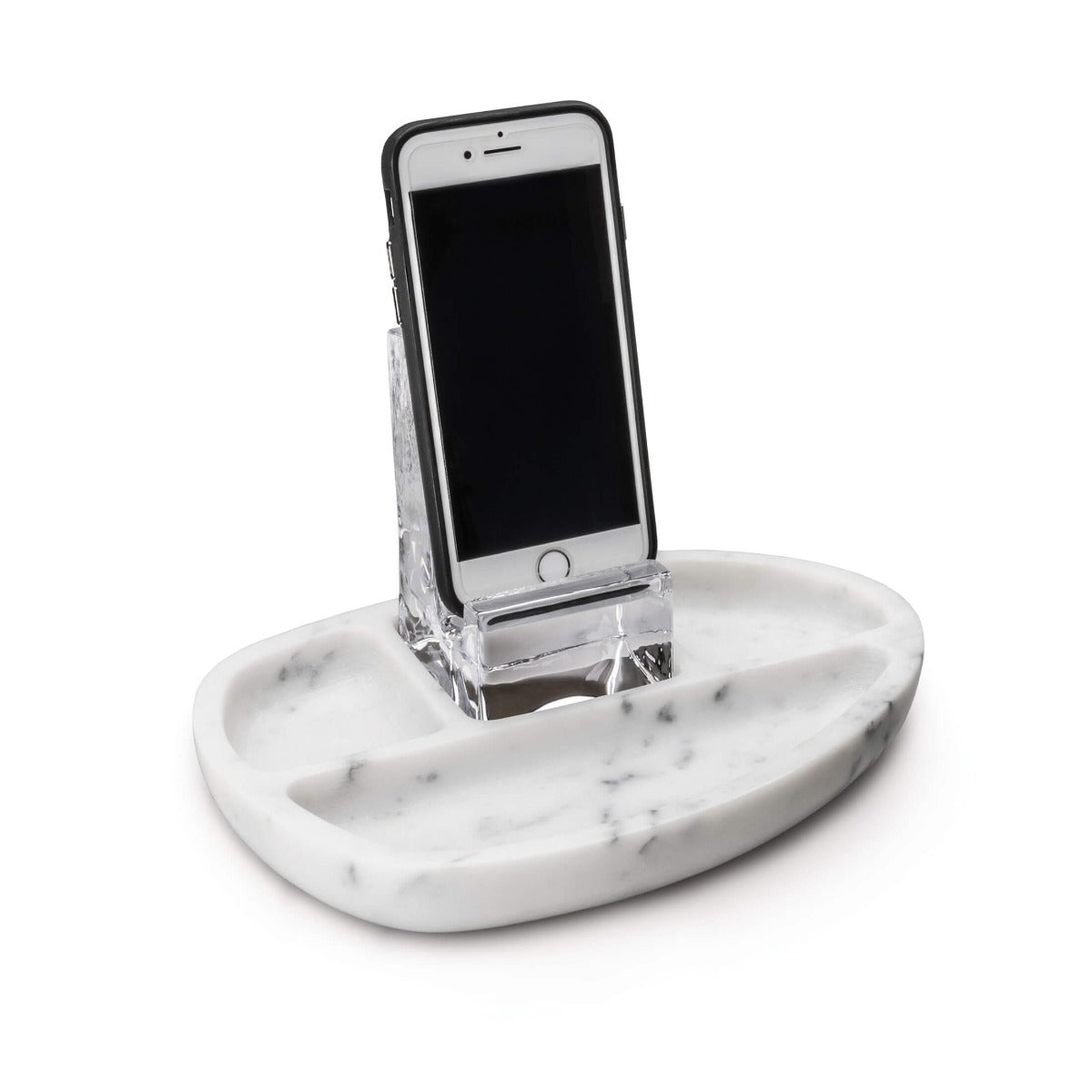 Woodbury Desk Caddy — White Marble