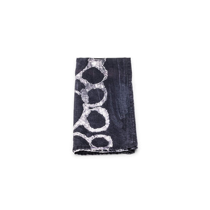 Aubergine Ring Linen Napkin - 18
