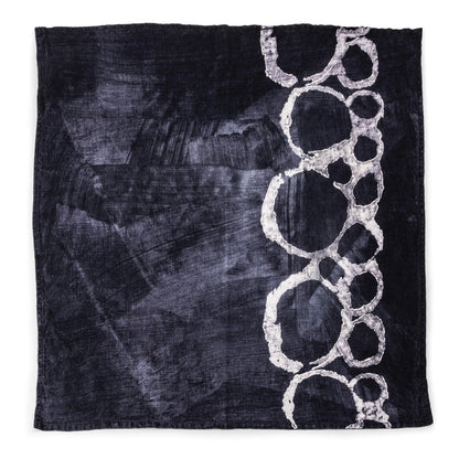 Aubergine Ring Linen Napkin - 18
