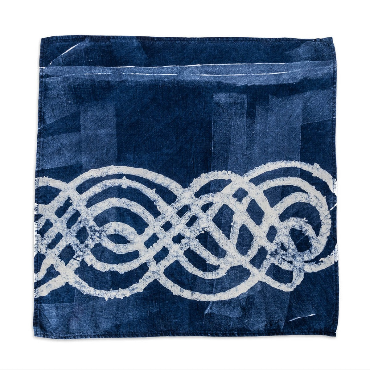Linen Napkin, 18 Inch — Blue Waves