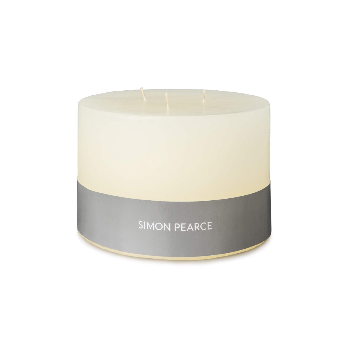 Pillar Candle, 6 x 4 — Ivory Three Wick