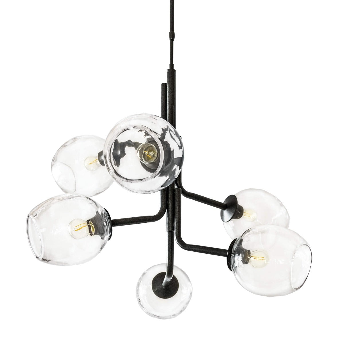Caledonia Chandelier with 6 Globes