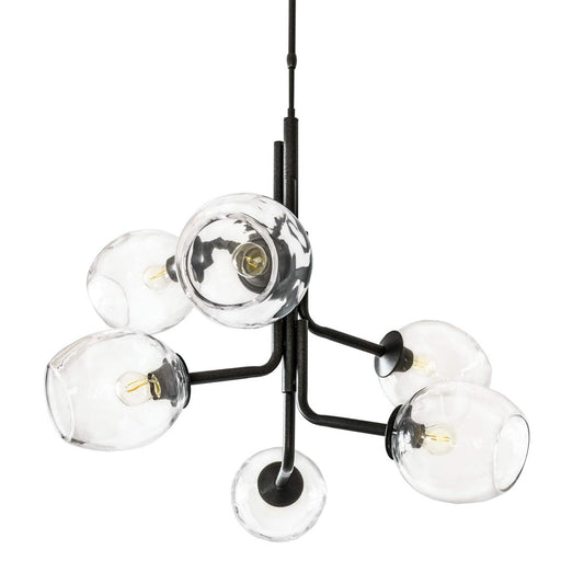 Caledonia Chandelier with 6 Globes