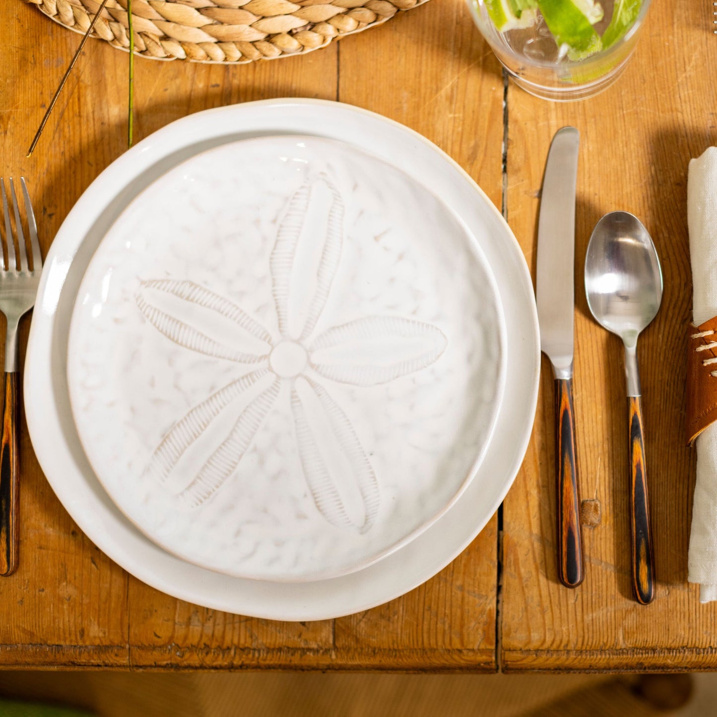 Burlington Sand Dollar Side Plate - Cloud