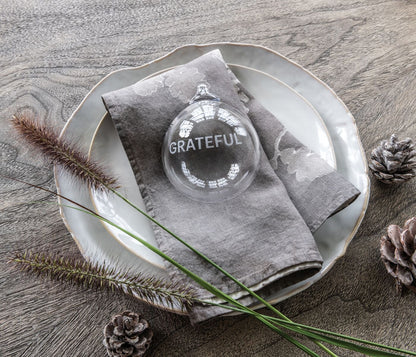 Round Ornament — GRATEFUL