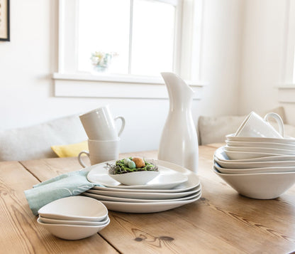 Barre Dinnerware — Alabaster