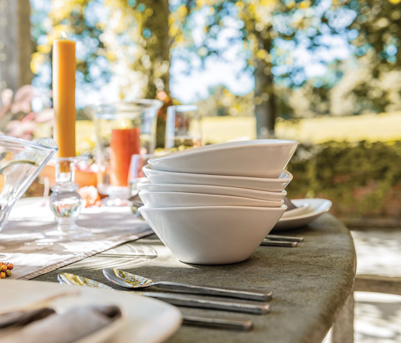 Barre Dinnerware — Alabaster