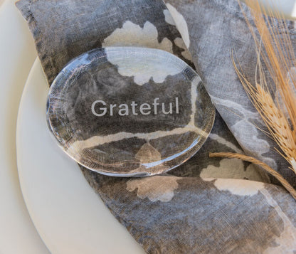 LoveYourBrain Intention Stone — GRATEFUL
