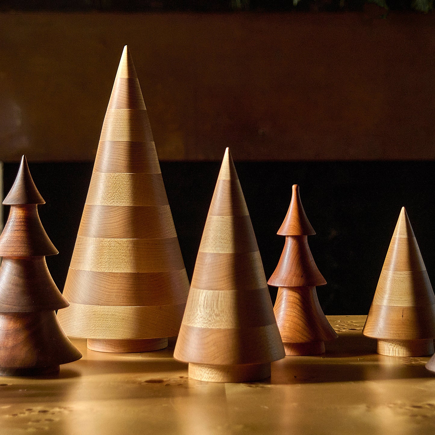 Andrew Pearce Maple Wood Cone Evergreen
