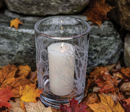 Engraved Aspen Forest Hurricane, Large