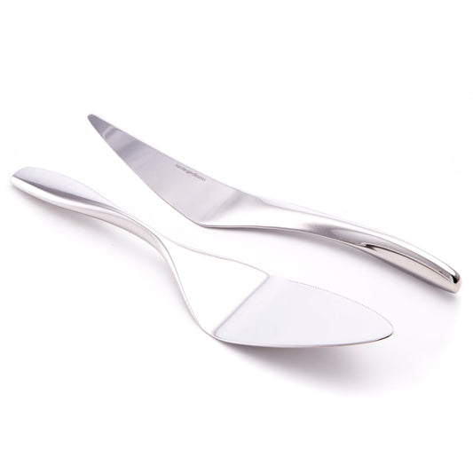 Cake Knife + Server — Stainless Steel