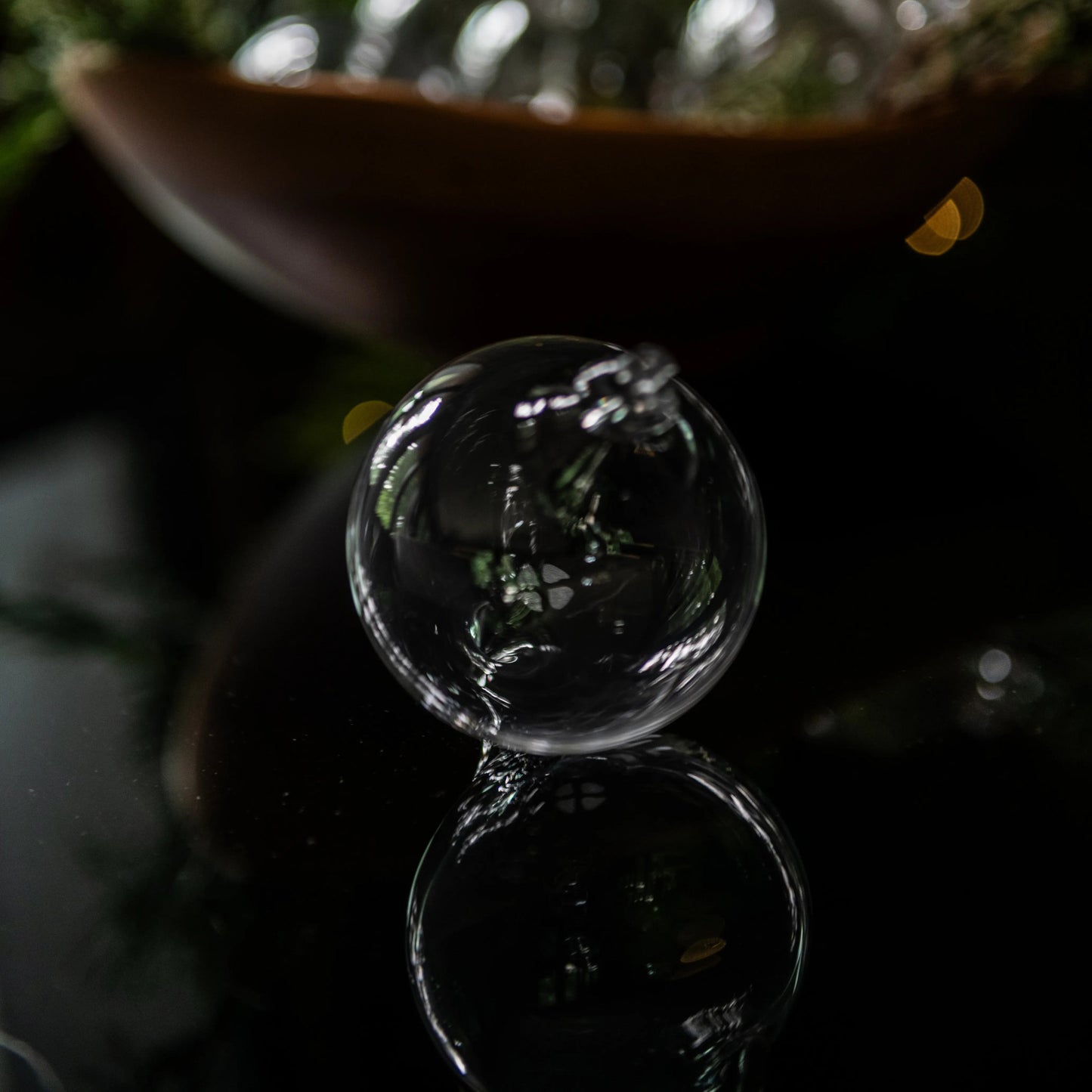 Finial Clear Ornament