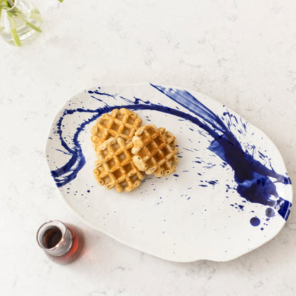 Burlington Oval Platter - L - Artisan Blue