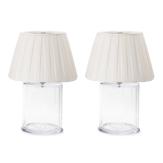 Nantucket Lamp & Pembroke Shade, Set of 2